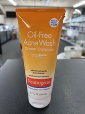 Neutrogena Oil-Free Acne Face Wash Cream Cleanser - 6.7 fl oz MICROCLEAR NEW