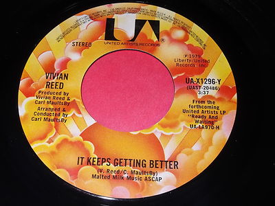 Vivian Reed - It Keeps Getting Better / Ready And Waiting 45 - Soul