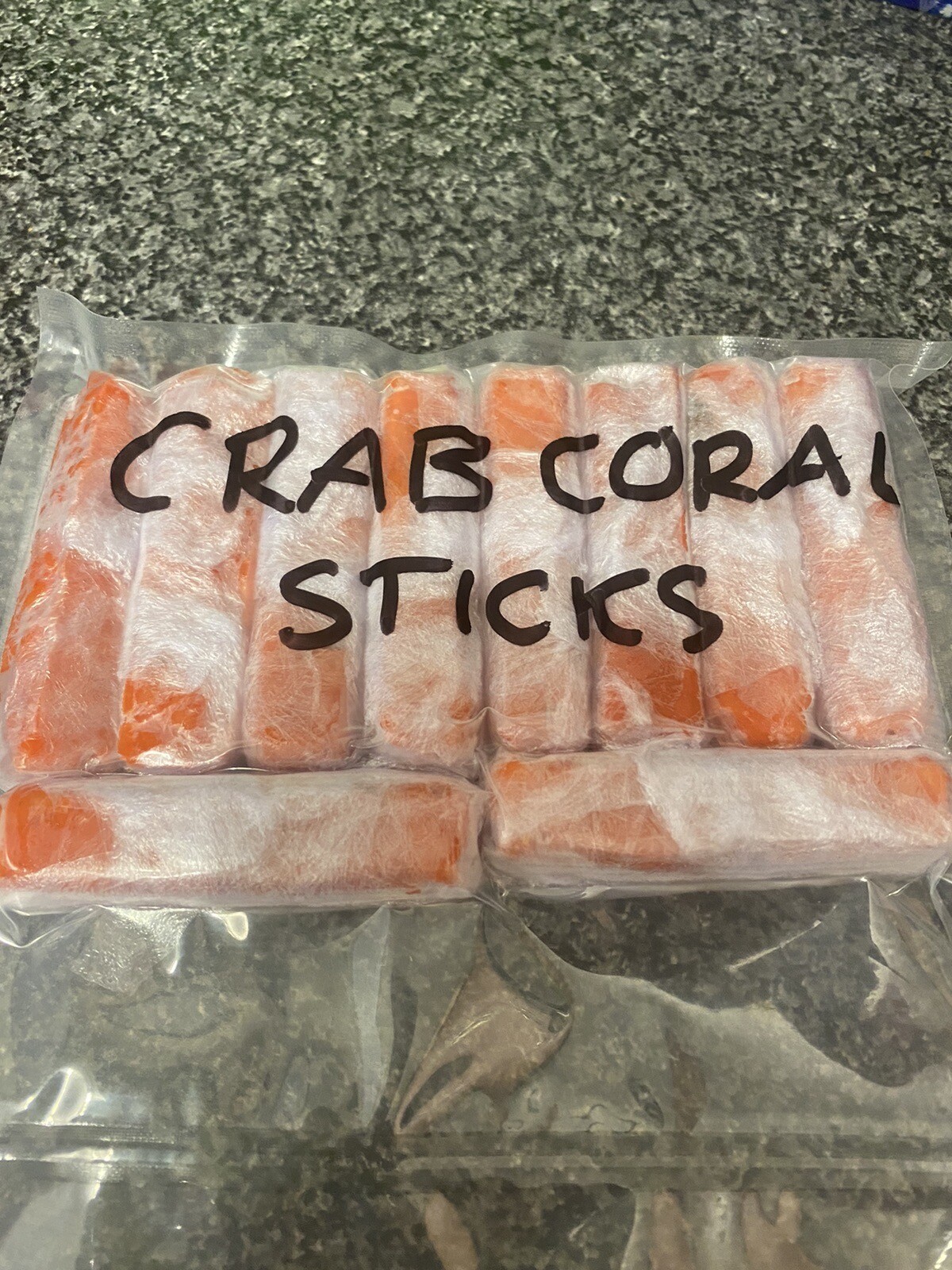 Crab cart Coral Sticks baits 4x10 baits eBay