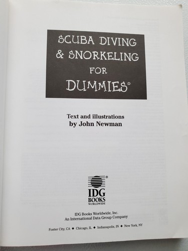 Scuba Diving and Snorkeling for Dummies® by John Newman (1999, Trade... - Picture 6 of 19