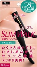 Pip Slim Walk High Socks Natural feel Size M-L Color Black