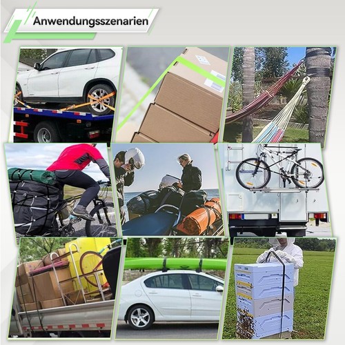 4 Stück Profi Spanngurte Zurrgurte mit Rasche Ratschenspanngurte 4.5m,250kg,25mm - Bild 7 von 11
