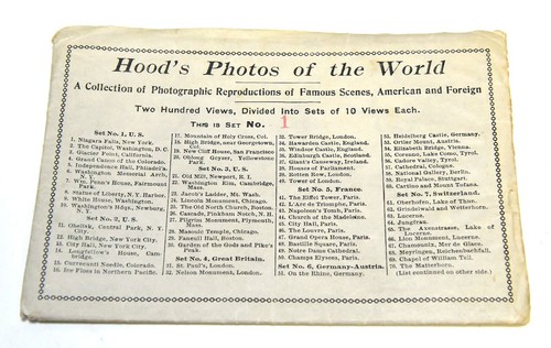 4 HOOD'S PHOTOS OF THE WORLD SETS #1 #3 #4 #8 ALL SETS ARE COMPETE W/ 10 PHOTOS - Picture 2 of 10