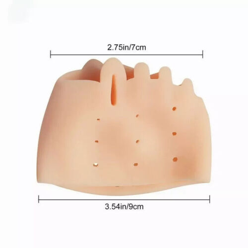 2PCS Silicone Bunion Toe Corrector Orthotics Straightener Separator Forefoot Pad - Picture 3 of 6