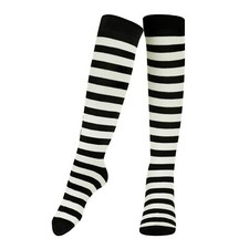 Dress Up America Striped Cotton Socks for Kids