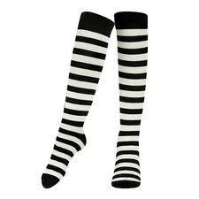 Dress Up America Striped Cotton Socks for Kids