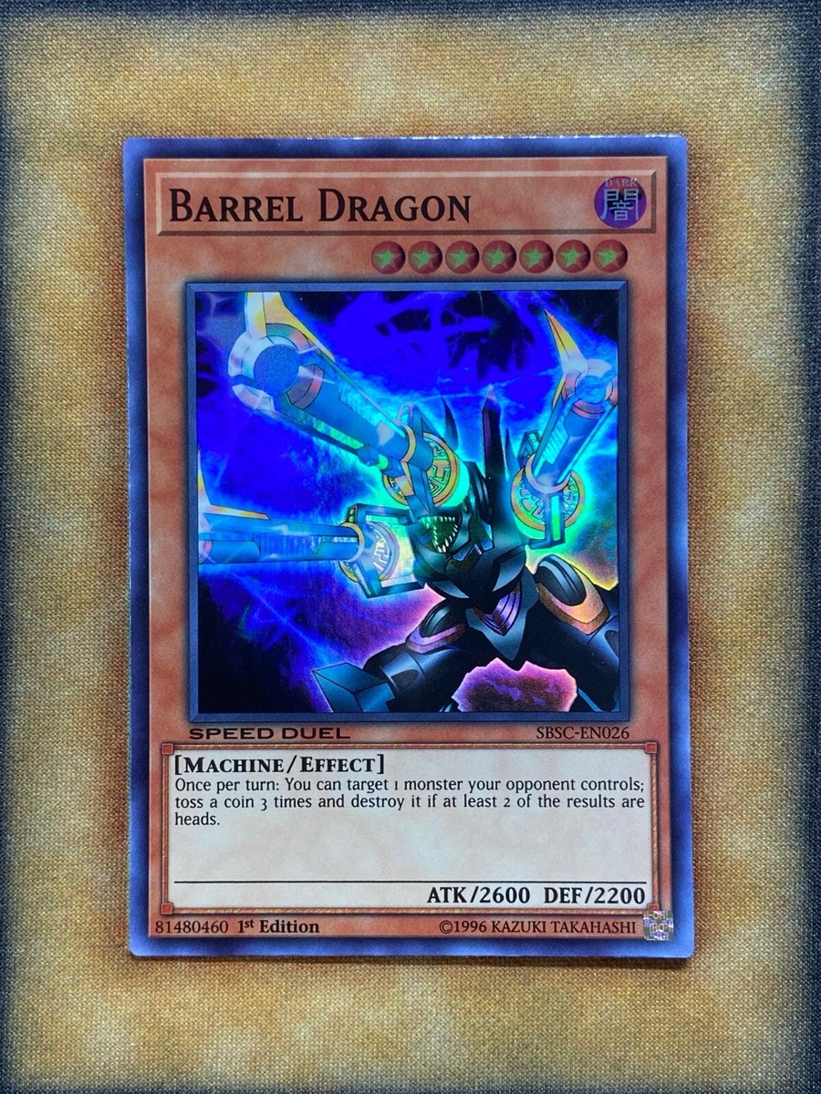 Yugioh Barrel Dragon SBSC-EN026 Speed Duel Super Rare 1st Ed NM | eBay
