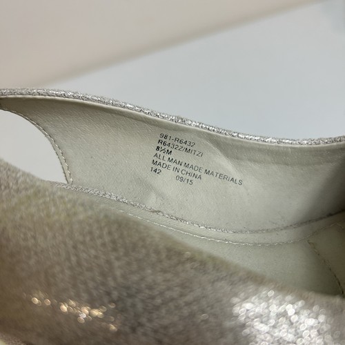 Rialto Women's Heels Size 8.5M Silver Metallic Silver Stiletto Closed Toe Ankle - Picture 6 of 7