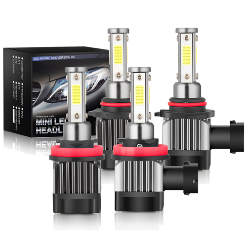For Saturn L300 2003-2005 4 Pair 880/881+H11+2x 9005 DRL Hi & Lo Beam Headlights - Picture 8 of 12