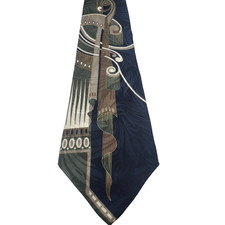 Louie Feraud 100% Italian Silk Blue & Green Men's Tie Made in USA WPL2831