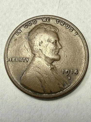 ** 1914-S LINCOLN CENT VG+  (FILL THAT SPOT IN YOUR SET)  PRICED CHEAPER  🔥**