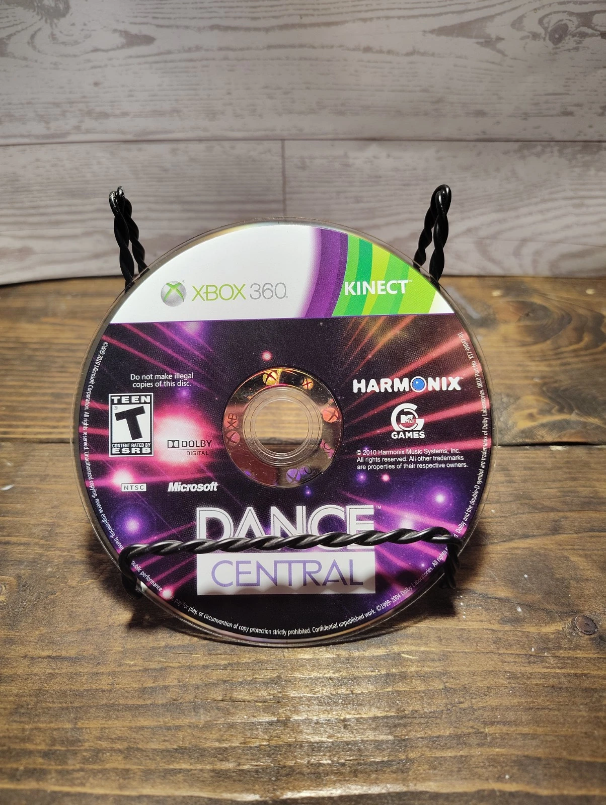 Dance Central Xbox 360 Kinect Game Disc Only No Tracking