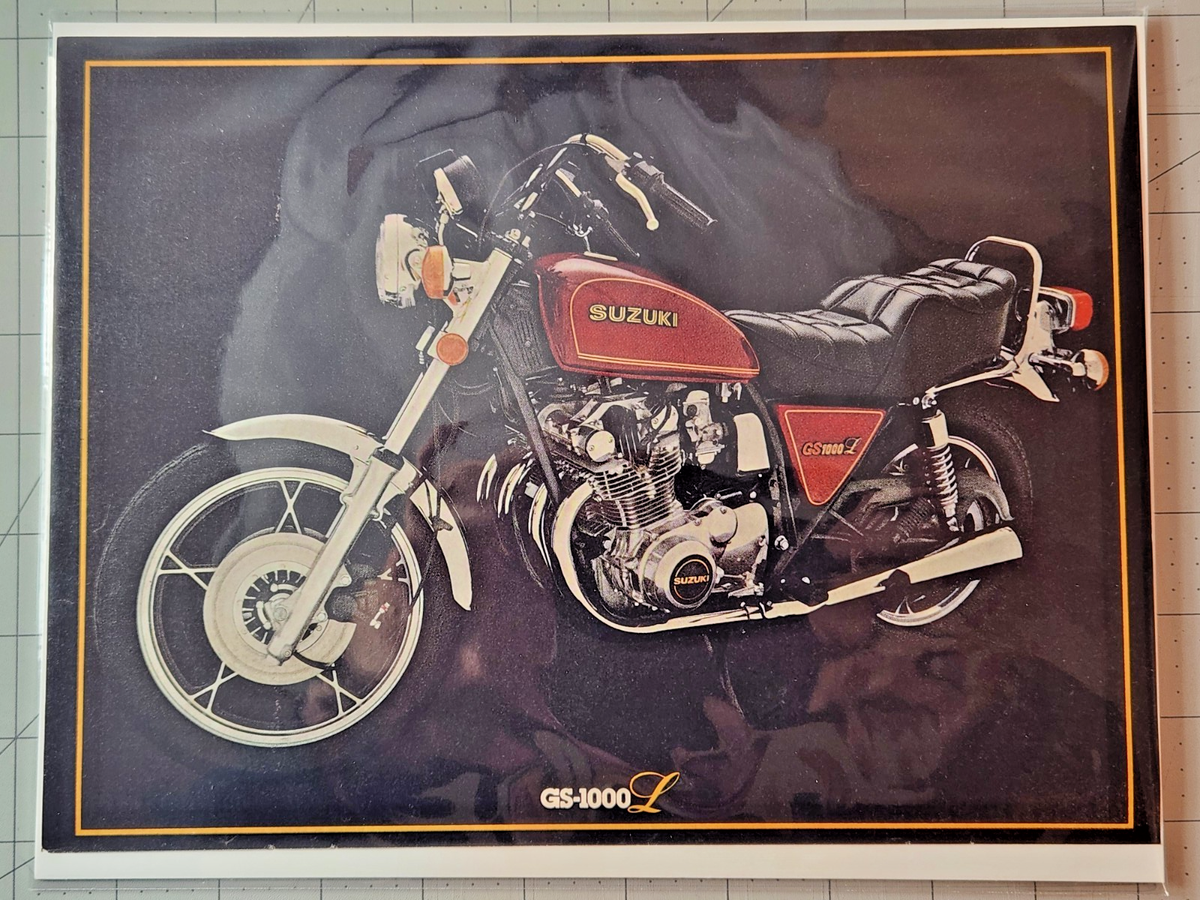 1979 SUZUKI Low Slingers GS100L GS750L GS550L Print Ad Magazine