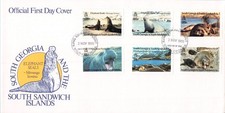 SOUTH GEORGIA & SOUTH SANDWICH ISLANDS - FDC 1990 ELEPHANT SEALS