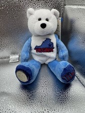 10 Virginia State Beanie Bear By Limited Treasures New With Tags And Quarter