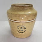 Red Wing Saffron Ware Stoneware F P Creaser & Sons Container Watertown S.D.