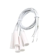 5PCS NC Recessed Wired Security Sensor Alarm RC-35 Magnetic Reed Switch White