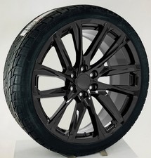 Cadillac Escalade 24 Gloss Black Ssx Wheels All Season Tires Tpms Set Of 4 Cadillac Escalade 24 Gloss Black Ssx Wheels All Season Tires Tpms Set Of 4