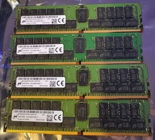 HPE MICRON 128GB (4X32GB)  MTA36ASF4G72PZ-2G6D1 2RX4 PC4-2666V DDR4 Server Ram