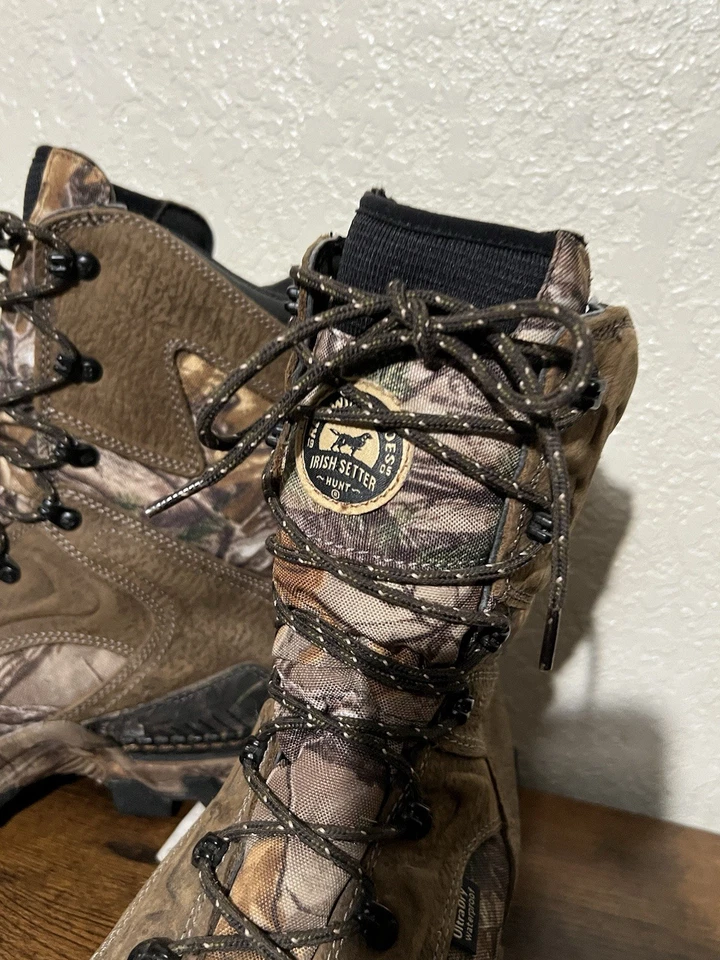 IRISH SETTER DEER TRACKER HUNTING BOOTS MENS SIZE  13 D INSULATED WATERPROOF - Image 4 of 4