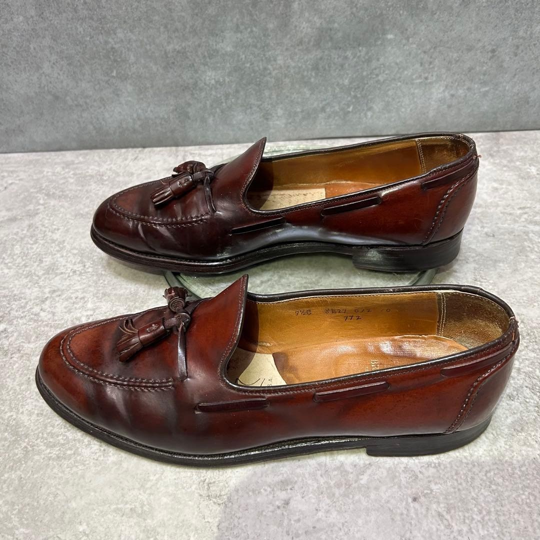 Rare Brooks Brothers x Alden cordovan tassel loafers, size 9.5C #0929 image 3