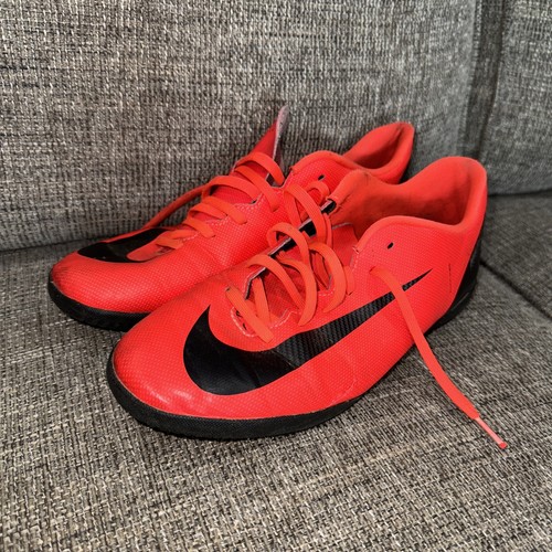 Nike CR7 Mercurial Indoor Soccer - Bright Crimson - AJ3737-600 - Mens Size 9 EUC - Picture 6 of 7