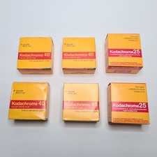 Unused Kodachrome 40 4x 25 2x Type A Double 8mm Film, 7.5m Rolls