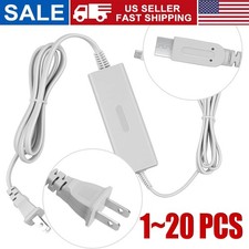 AC Power Supply Charging Adapter Cable Charger For Nintendo Wii U GamePad Lot