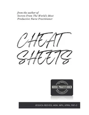 Cheat Sheets - A Clinical Documentation Workbook (Paperback or Softback)