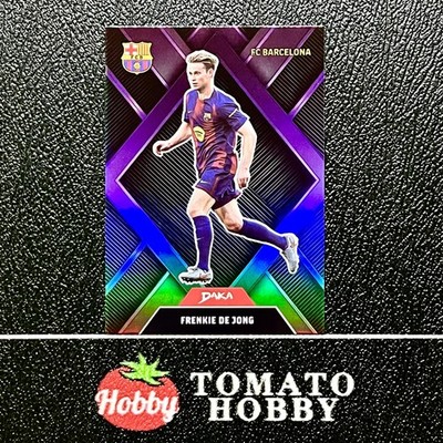 DAKA TOP AUDIENCE 2025-26 FRENKIE DE JONG /175 PURPLE REFRACTOR SHARP BARCELONA