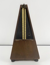 Vintage Antique Mechanical Pyramid Metronome 1900  s, Comes With Key