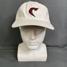 New Under Armour Cap Ladies White Maroon Strap Back Hat OSFM UA902
