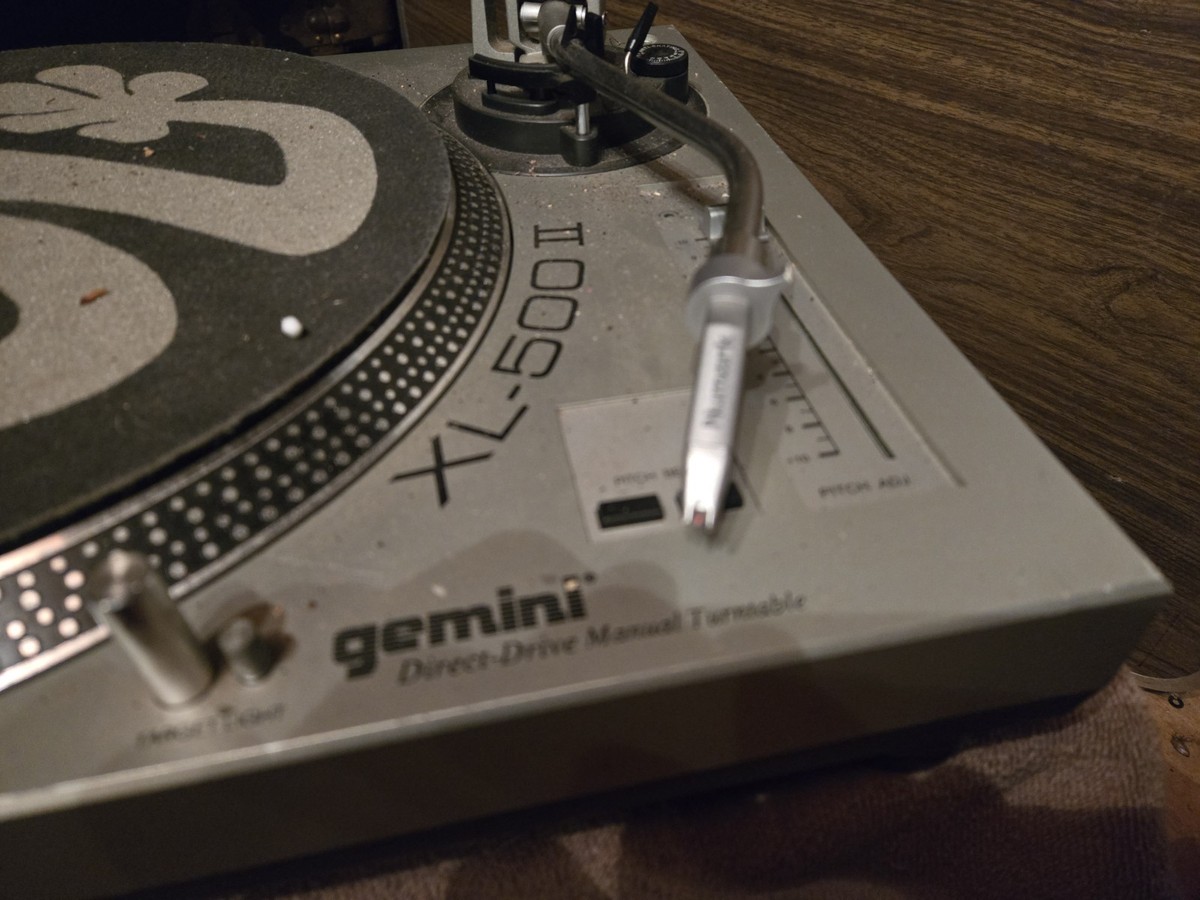 【２台セット】Gemini DJ ターンテーブル XL-500 Gemini XL-500 II Professional DJ Direct Drive Manual Record Player