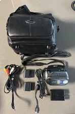 JVC Everio GZ-MG27U 20GB HDD Camcorder WORKING, 2 Battery Charger, AV Cable, Bag