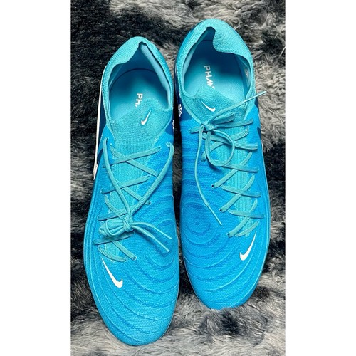 Nike FJ2563-400 Phantom GX 2 Pro FG Low-Top Soccer Cleats Men's Size 12.5