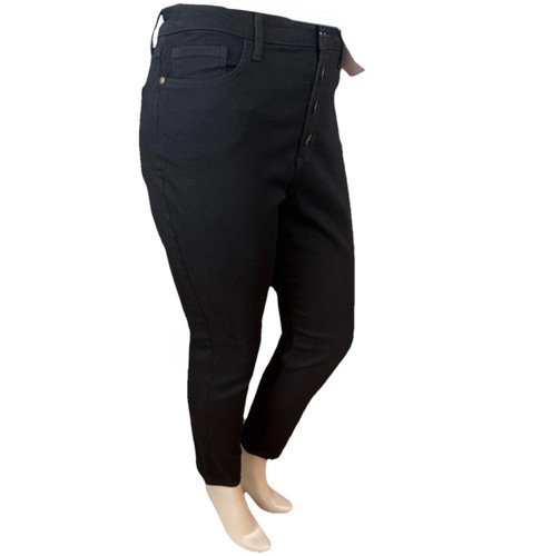 NWT Lauren Conrad Skinny High Rise Jeans Stretch Button Fly Size 16 New $50 - Picture 3 of 11
