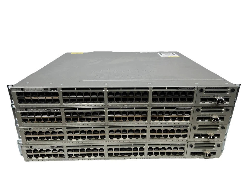 Cisco Catalyst WS-C3850-48F-L Switch Ethernet 48 Ports + C3850-NM-2-10G - Photo 1/4