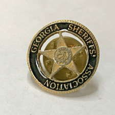 vintage Georgia Sheriff s Association Lapel h...