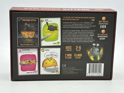 EXPLODING KITTENS Card Game - EKG-ORG1-1