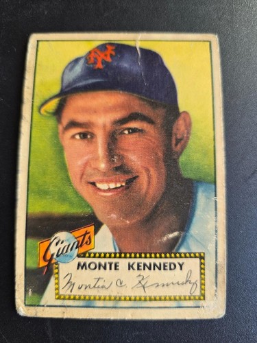 1952 Topps #124 Monte Kennedy P/F New York Giants Pitcher