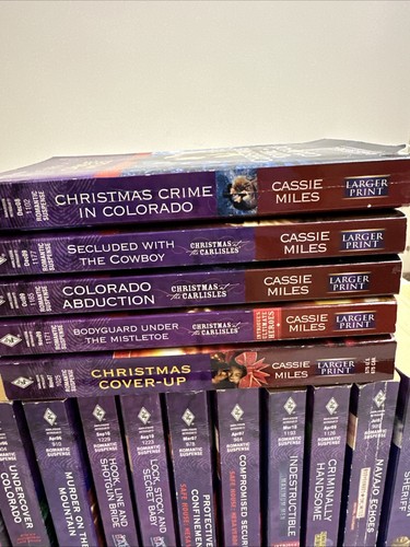 36 Harlequin Intrigue Books CASSIE MILES Romance Law Enforcement Suspense PB - Imagen 7 de 24