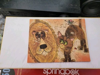 *Rare* Vintage 1940's Era Tuco Puzzle Miniatures Calvin the Cat - 100% Complete