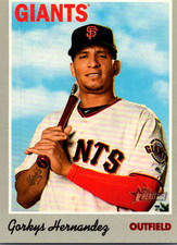 2019 Topps Heritage #58 Gorkys Hernandez San Francisco Giants
