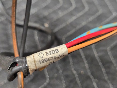 79-86 Ford Fox Body Mustang NON AC Heater Control Blower Motor Wiring Harness - Foto 5 di 6