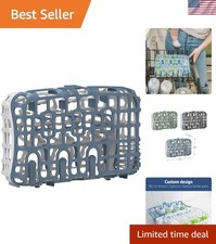 Dishwasher Basket for Small Baby Bottle Parts, Pacifiers, and Accessories, Cl...
