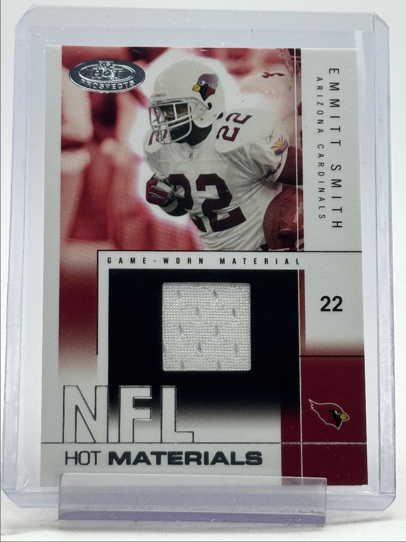 EMMITT SMITH 2004 FLEER NFL HOT PROSPECTS GAME-WORN PATCH /500 Q5282