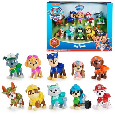 Paw Patrol Alle Pfoten an Deck Spielfiguren Geschenk 10 Stück