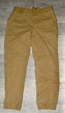 ART CLASS BOYS Denim Pull On JEANS Drawstring JOGGERS Size 12 BROWN