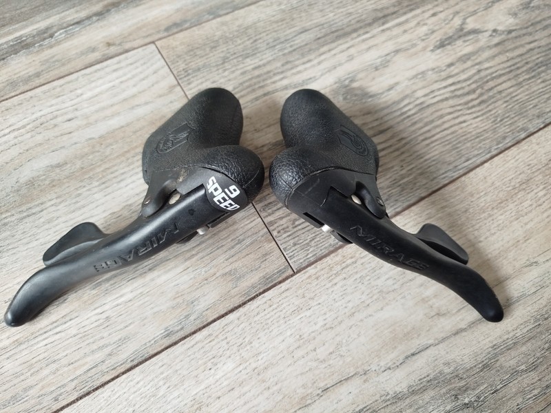 Campagnolo Mirage 9 speed shifters Brake levers 3x9 speed
