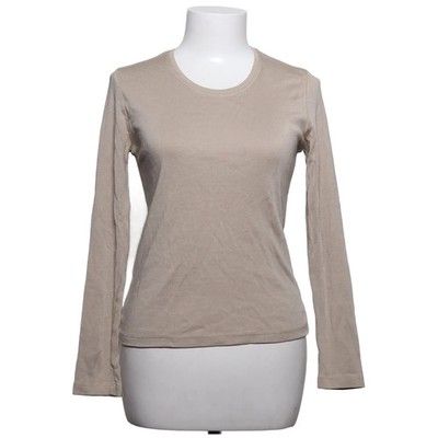 Best of Basic, Langarmshirt, Größe: 36, Beige, Baumwolle/Viskose, Einfarbig #ukp